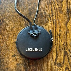 Jacquemus Black Round Crossbody Bag